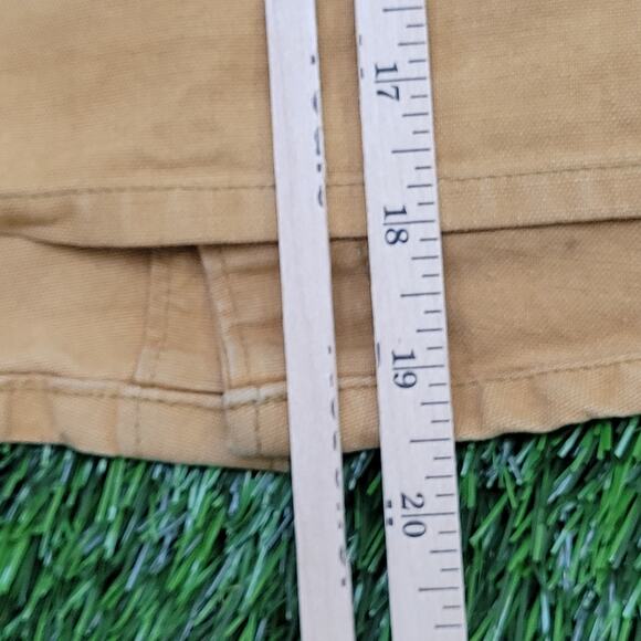 Vintage 80s Hunting Canvas Vest S/M 20x18 Cropped Tactical - Picture 5 of 12